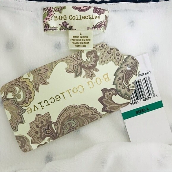 New! B.O.G Collective Band of Gypsies Touch the Sky Dot Woven Maxi Tiered Dress - Picture 11 of 12